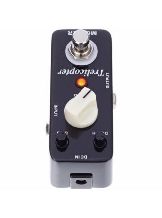 Гитарная педаль Mooer Trelicopter MTR1, аналоговое Tremolo, True Bypass, регулировка Depth, Rate и Bias, металлический корпус Киев