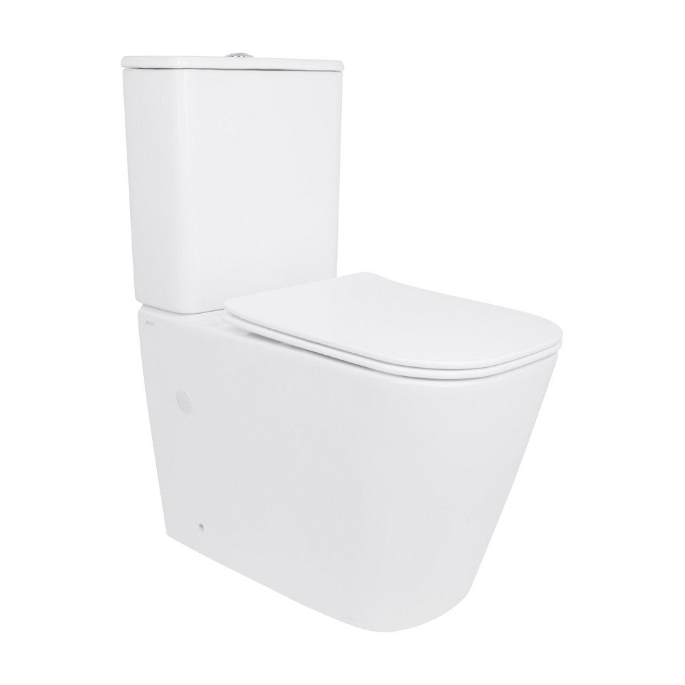 Унітаз підлоговий Qtap Stork Ultra Quiet 630×350×805 мм із сидінням Soft-close, White QTSTO27W49260 Київ - фото 1