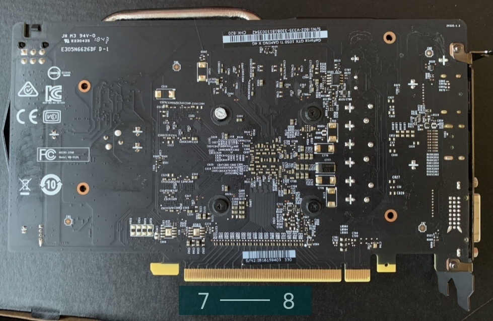 Відеокарта MSI GeForce GTX1050Ti GAMING X 4GB GDDR5 Киев - изображение 3