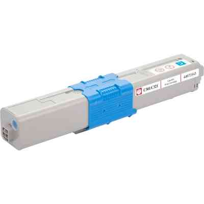 Тонер-картридж BASF OKI C301/C321/MC332/MC342/ 44973543 Cyan (KT-44973543) Вінниця