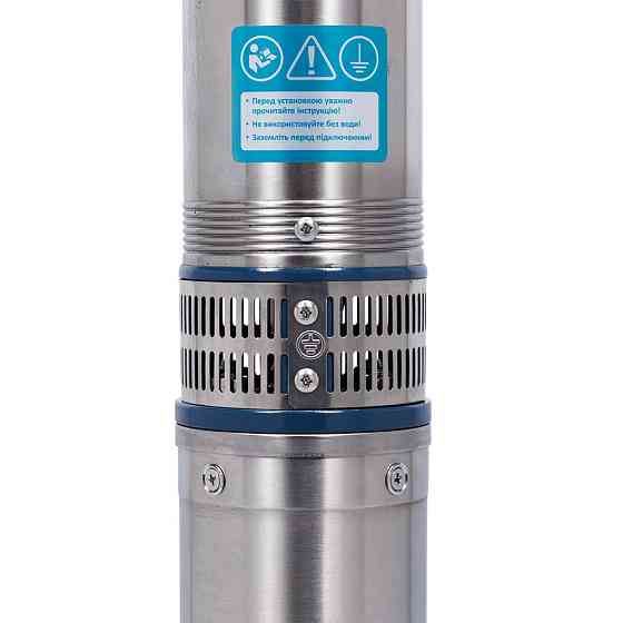 Насос відцентровий 1.1кВт H 127(98)м Q 55(35)л/хв Ø102мм mid AQUATICA 4QJD3-18-1.1 (778125) Рівне