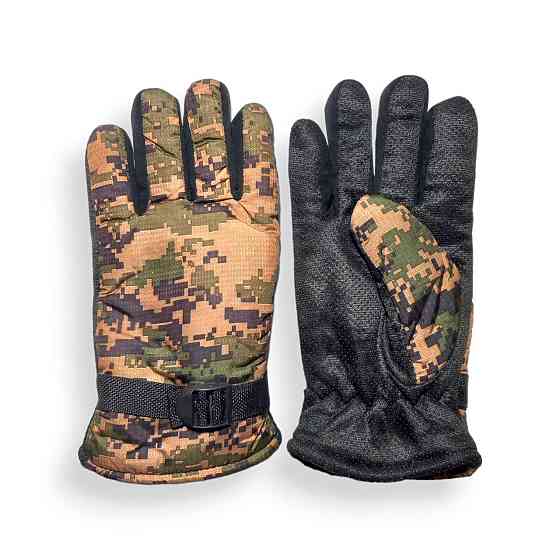 Тактичні рукавички зимові. Рукавички для полювання, риболовлі, туризму. Камуфляжні рукавички Харків