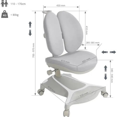 Дитяче крісло Cubby Bunias Grey Вінниця - фото 8