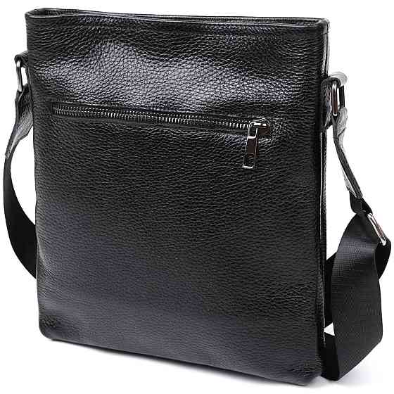 Кожаная стильная мужская сумка через плечо SHVIGEL 11604 Черный Киев