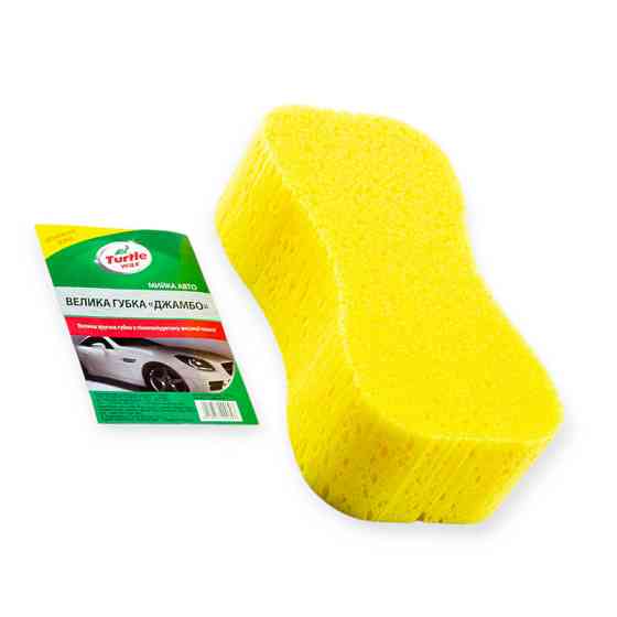 Мочалка фигурная большая turtle wax джамбо 25х15х7 Мукачево