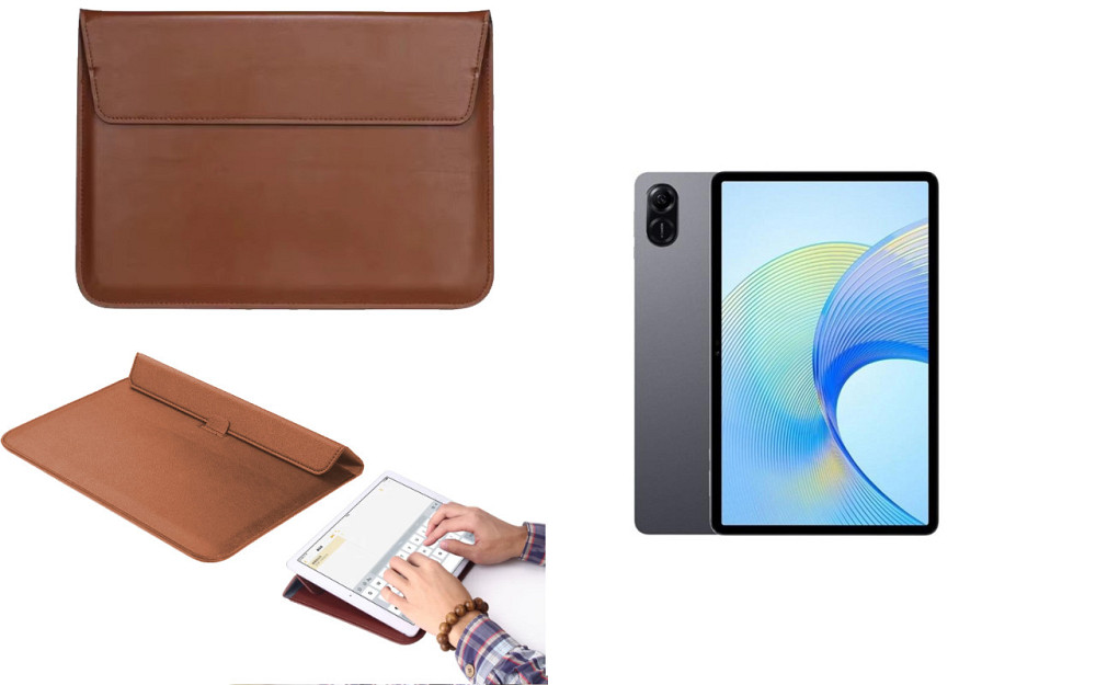 Чохол-конверт VitoCase для Honor Pad X9, з функцією підставки для планшета Коричневий Київ - фото 1