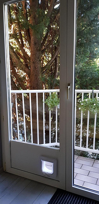 SureFlap Мікрочипні розумні дверцята для котів з контролем доступу білі захист від чужих тварин DualScan RFID-мітки Київ - фото 8