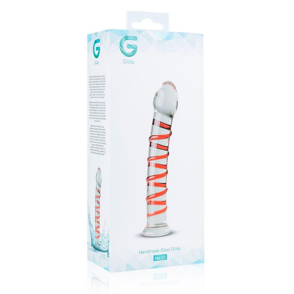 Скляний дилдо Gildo Glass Dildo No.15 Sex Aura Київ - фото 5