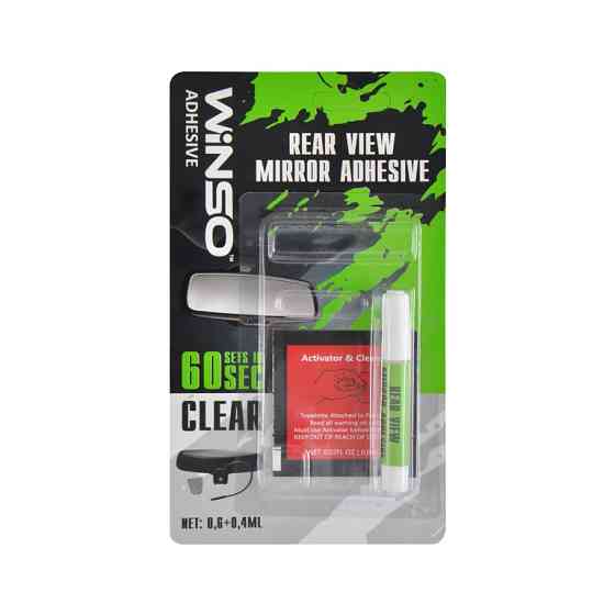 Клей для дзеркал заднього виду Winso Rear View Mirror Adhesive прозорий 0,6+0,4мл Львів