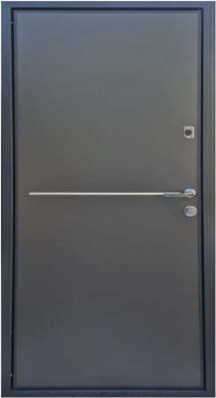 Двери входные Бастион Прайм Лайт RAL 7016 / ПВХ Антрацит 960х2050 мм Киев