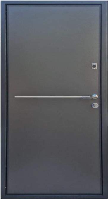 Двері вхідні Бастіон Прайм Лайт RAL 7016 / ПВХ Антрацит 960х2050 мм Київ - фото 2