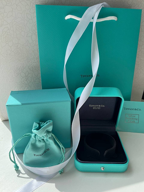 Tiffany / Тиффани премиум упаковка под БРАСЛЕТ - коробочка, внешняя коробочка, пакет, мешочек, карточка Одесса - изображение 8