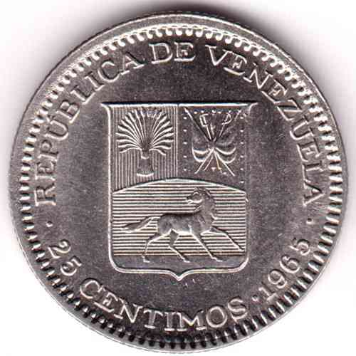 Венесуела 25 сертимо, 1965 (АР) Полтава