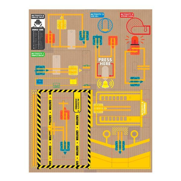 Набір для досліджень 4M Паперові схеми Світло і звук (00-03429) Харків - фото 10