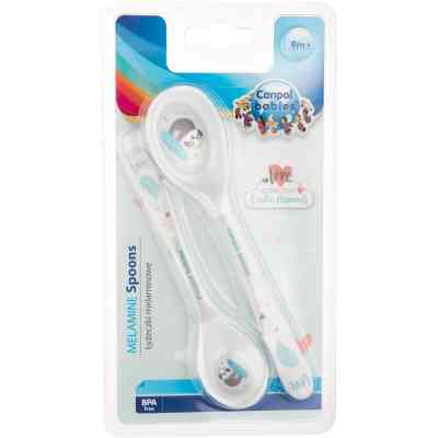 Набор детской посуды Canpol babies Exotic Animals ложечек из меламина 2 шт Серый (4/530_grey) Винница