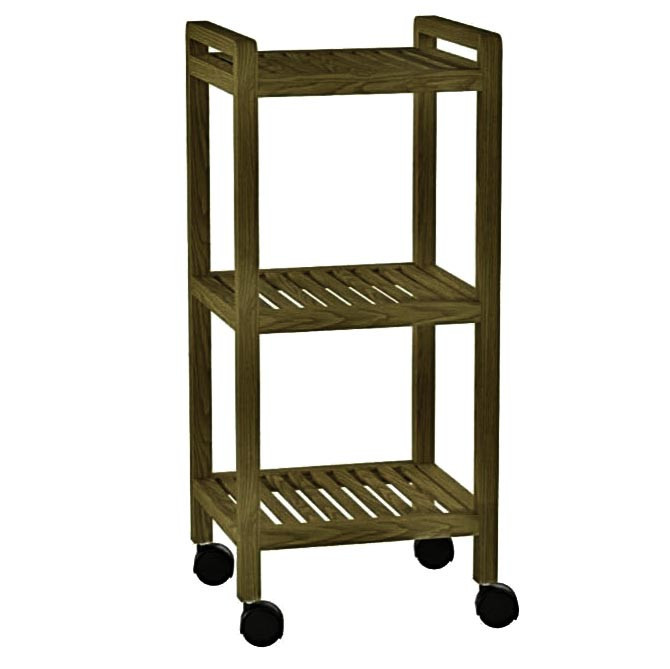 Етажерка для ванної на коліщатах "Галаміс" мускат Миколаїв - фото 1