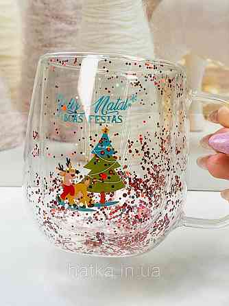 Кухоль чашка подвійне скло Olens "Аромат годування" 370 мл Ручне миття 102-1180 Київ