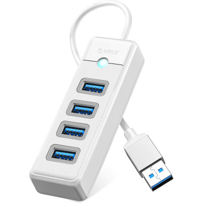 Концентратор Orico USB 3.0 to 4xUSB 3.0 0.15m white (CA914869) Вінниця - фото 1