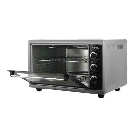 Бытовая электро духовка ASEL AF-50-23 1500 Вт 50 Л, Энергоэффективная мультипечь, Духовка духовой шкаф OF-21 Львов