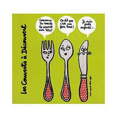 Набір серветок паперових "A decouv" 20 шт. 16,5x2 см Рівне