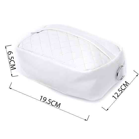 Елегантна жіноча сумка крос-боді з монетницею з екошкіри Vintage 22798 Білий Київ