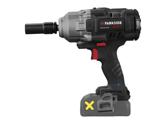 Акумуляторний ударний гайковерт Parkside PASSP 20-Li C4 20В 400Нм (безщітковий, Brushle Київ