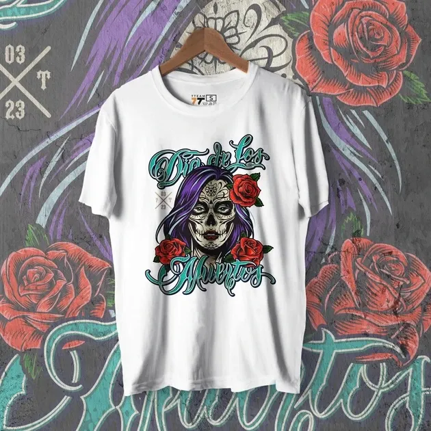 Футболка чоловіча з  принтом Dio Los Muertos WE Розмір 48 Дніпро - фото 1