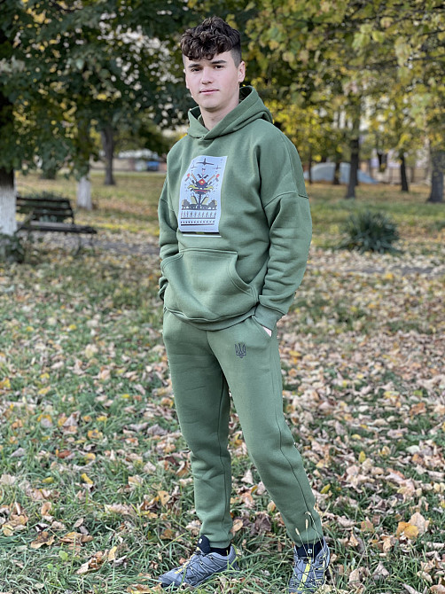 Хакі спортивний костюм унісекс HIMARS Чернівці - фото 5