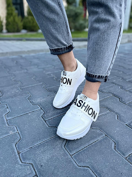 IDEAL Кросівки жіночі Ideal H10 білі (весна-осінь, еко-шкіра) (1528) лише 41р. Коломия - фото 4