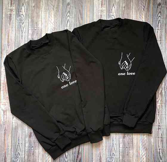 Парні світшоти для хлопця та дівчини - one love Чернівці