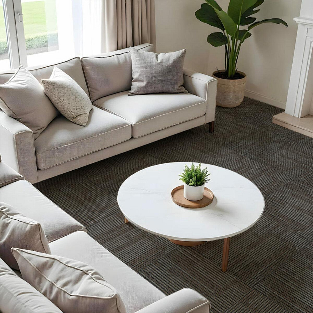 Плитка под ковролин без клеевого слоя 500х500х4мм Коричнево-серый SW-00002714 Днепр - изображение 6