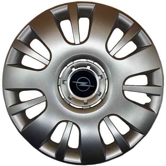 Автомобільні модельні ковпаки R16 Opel NEW 407 4шт, SJS, сріблясті Київ