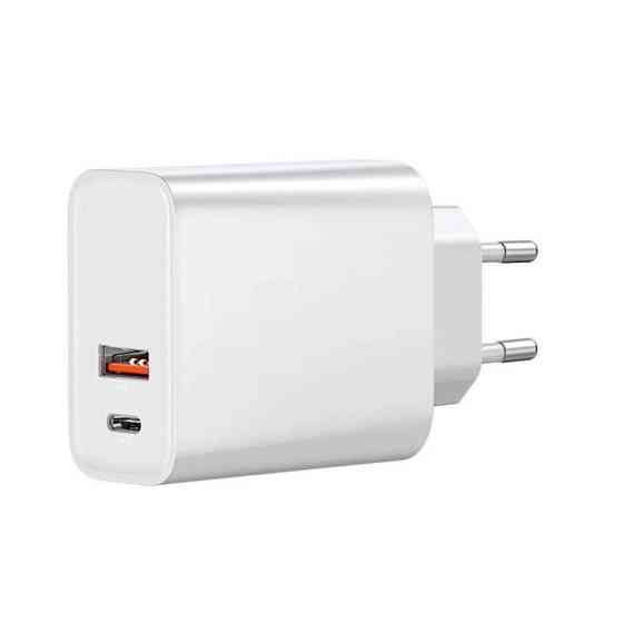 Мережевий зарядний пристрій 18W PD 889 USB + type C Харків
