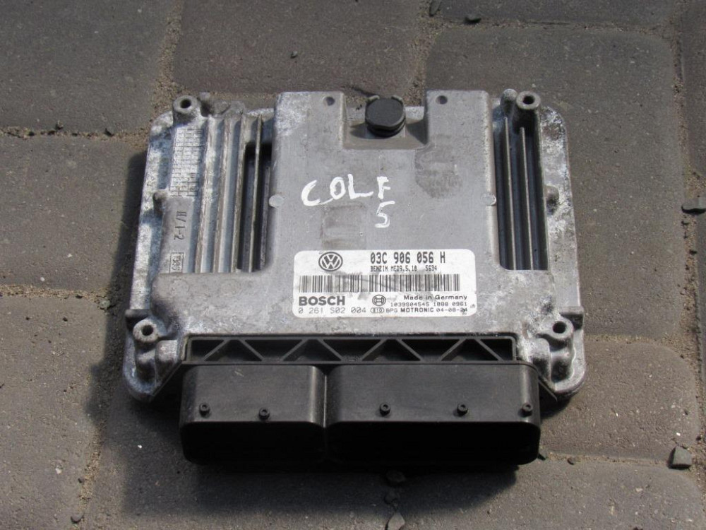 Блок керування двигуном VV Golf 5 1.4 FSI 2003-2008 (03C906056H) Ковель - фото 1