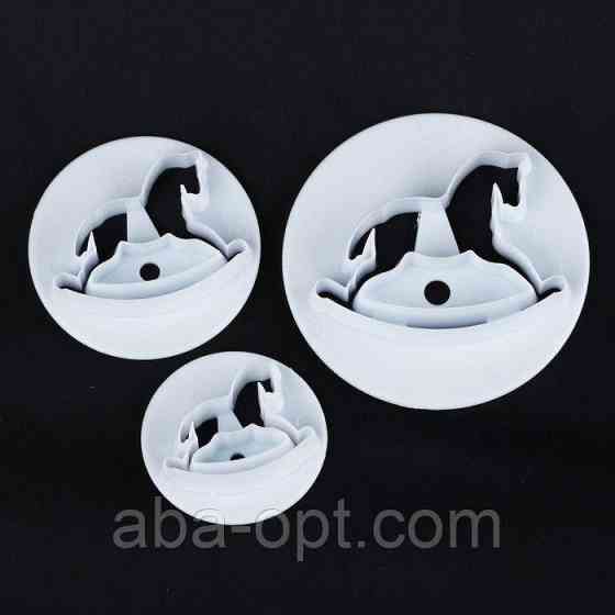 Плунжер для мастики " коник міні " ( 3 шт ) Одеса