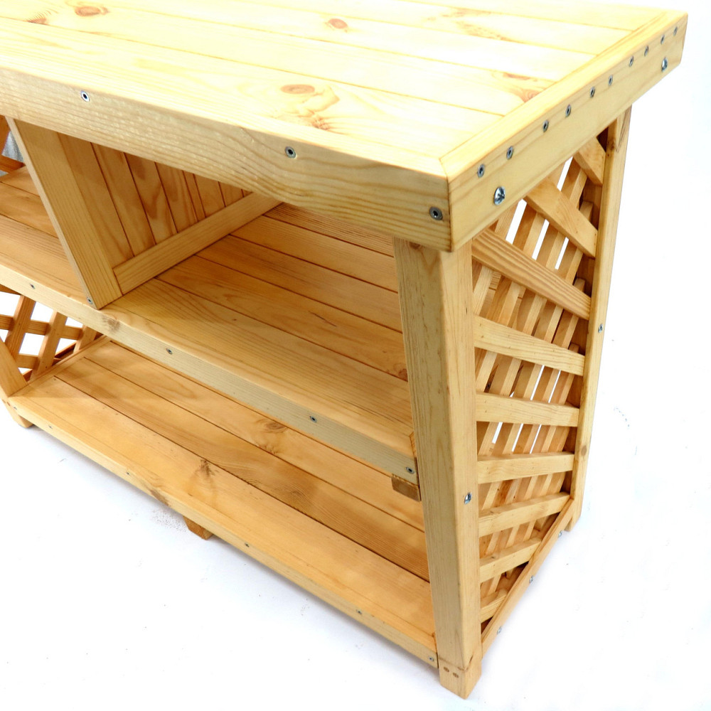 Дровница деревянная 