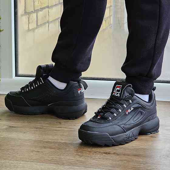 Кросівки FILA Disruptor Чорні Жіночі Філа (розміри: 36,37,38,39) Відео Огляд Дніпро