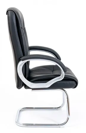 Офісне Конференційне Крісло Richman Frankfurt Fly 2300 Хром CF Чорний Київ
