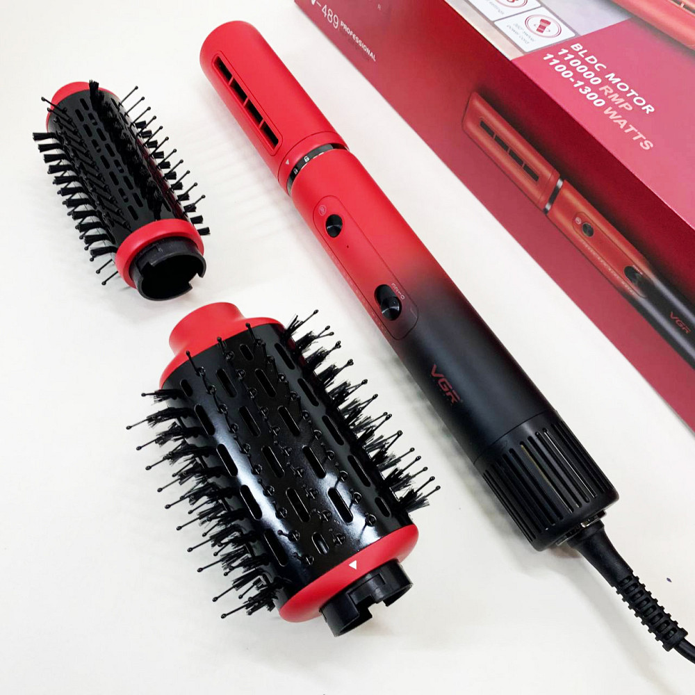 Фен для сушки волос с насадкой, Мощный фен для быстрой укладки волос с ионным диффузором UY-12 Львов - изображение 14