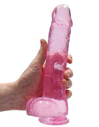 Фалоімітатор - Realrock Dildo 9" Pink Sex Aura Київ