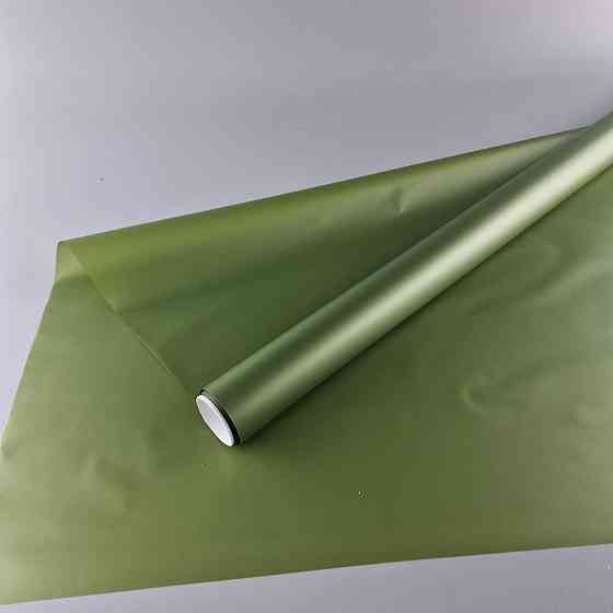 Калька для цветов рулон 8м тонированный матовый (77) (h660) №838 Темно зеленый (1 шт) Харьков