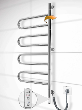 Электрический полотенцесушитель Mario Тристар -I 1000х445 TR поворотный Киев