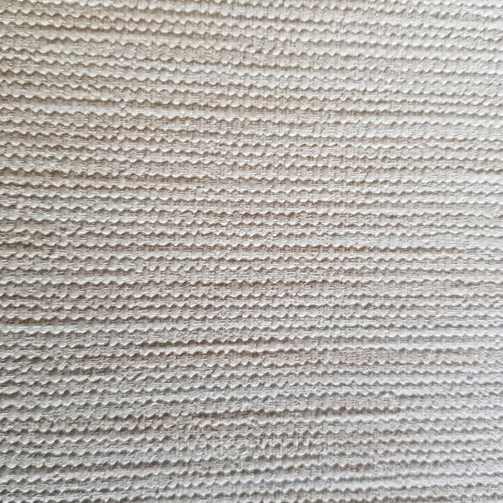 Шпалери метрові вінілові на флізелін Marburg Botanica горизонтальні смуги структурні бежеві з білим Київ - фото 1