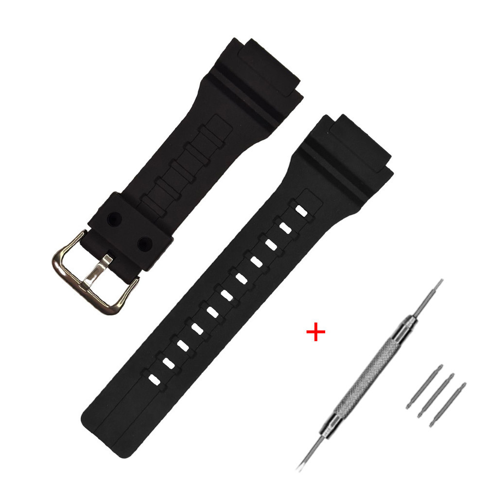 Ремінець для Casio AE-1400 Black SI SBR Київ - фото 1