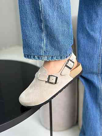 Olli Босоніжки жіночі кавові літні замшеві OLLI Л-4-7929 із закритим носком / Стильні босоніжки Коломыя