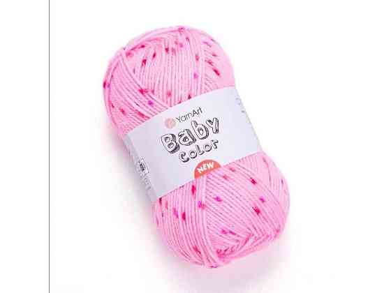 Пряжа Baby Color рожевий 100% акрил 150м 50г 5шт/уп 211 ТМ YarnArt Київ