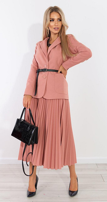 Трикотажний костюм із піджаком Київ - фото 2