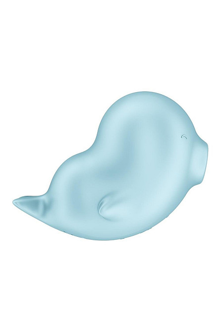 Вакуумный стимулятор Satisfyer Sassy Seal с вибрацией, голубой, 9.5 см Sex Aura Киев - изображение 5