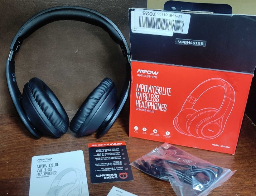 Бездротові навушники Mpow BH451B / Bluetooth 5.0 / Чорні. Харків - фото 8