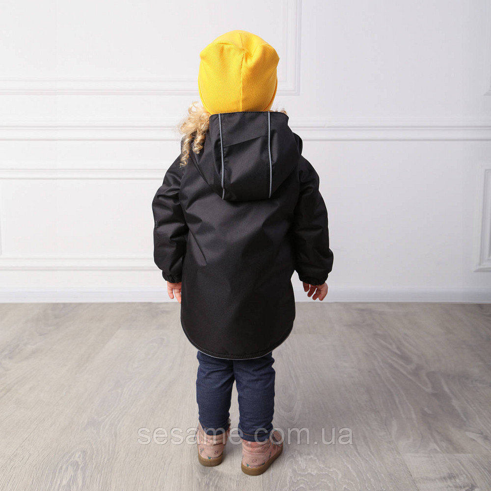 Дитяча Куртка-жилетка 2 в 1 демісезонна Чорна Харків - фото 4